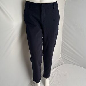 Liverpool Kelsey navy blue pattern stretch trousers